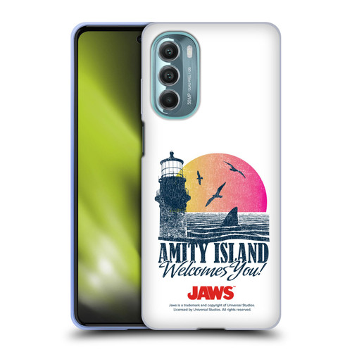 Jaws I Key Art Amity Island Soft Gel Case for Motorola Moto G Stylus 5G (2022)