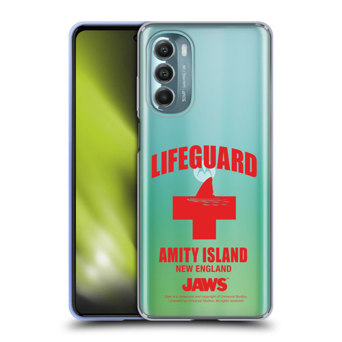 Jaws I Key Art Lifeguard Soft Gel Case for Motorola Moto G Stylus 5G (2022)