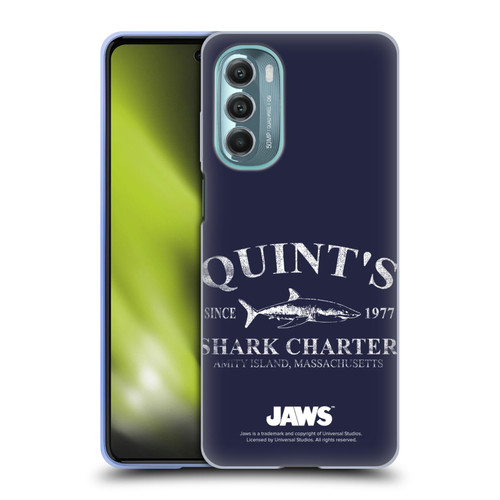 Jaws I Key Art Quint's Shark Charter Soft Gel Case for Motorola Moto G Stylus 5G (2022)