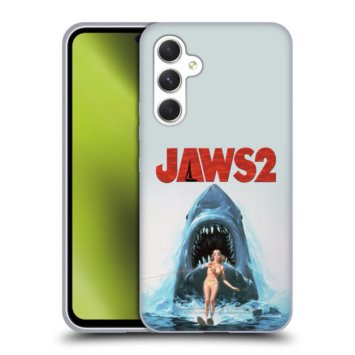 Jaws II Key Art Wakeboarding Poster Soft Gel Case for Samsung Galaxy A54 5G