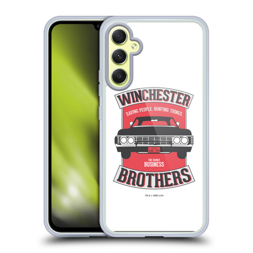 Supernatural Vectors Winchester Brothers 2 Soft Gel Case for Samsung Galaxy A34 5G