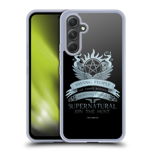 Supernatural Vectors Saving People Logo Soft Gel Case for Samsung Galaxy A54 5G