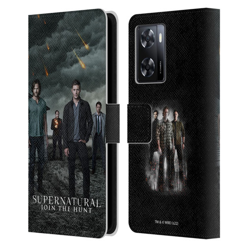 Supernatural Key Art Season 12 Group Leather Book Wallet Case Cover For OPPO A57s