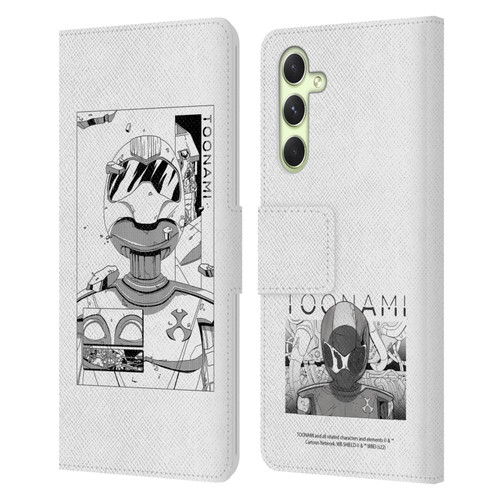 Toonami Graphics Comic Leather Book Wallet Case Cover For Samsung Galaxy A54 5G