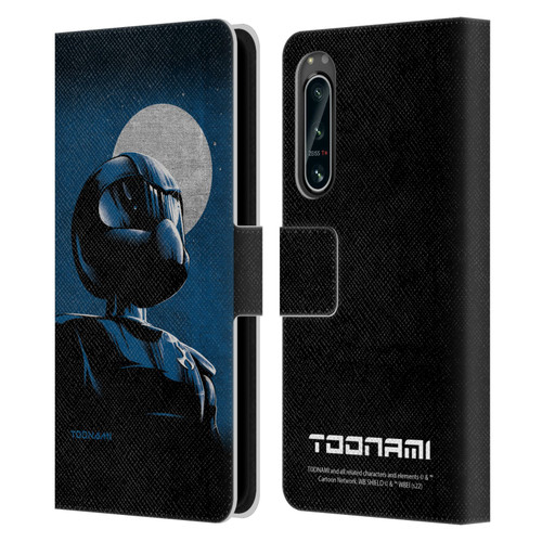 Toonami Graphics Character Art Leather Book Wallet Case Cover For Sony Xperia 5 IV