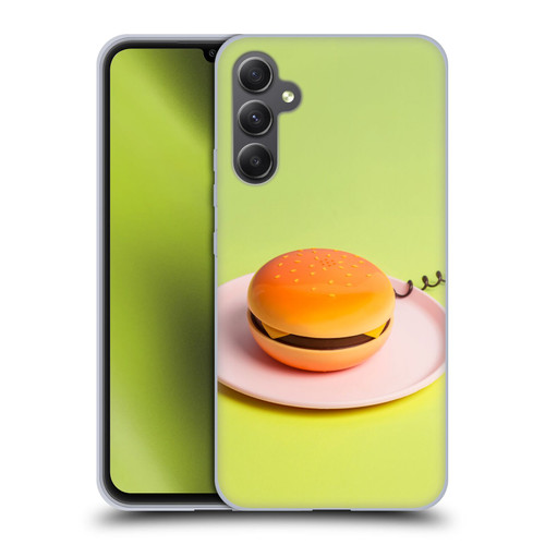 Pepino De Mar Foods Burger Soft Gel Case for Samsung Galaxy A34 5G