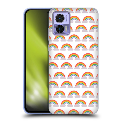 Pepino De Mar Rainbow Pattern Soft Gel Case for Motorola Edge 30 Neo 5G