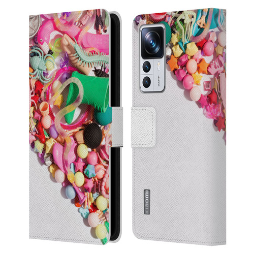 Pepino De Mar Patterns 2 Toy Leather Book Wallet Case Cover For Xiaomi 12T Pro