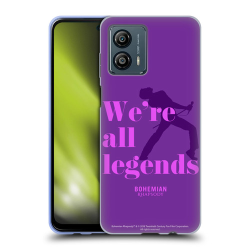 Queen Bohemian Rhapsody Legends Soft Gel Case for Motorola Moto G53 5G