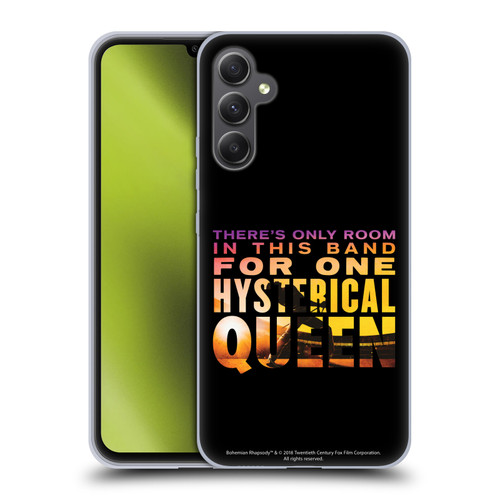 Queen Bohemian Rhapsody Hysterical Quote Soft Gel Case for Samsung Galaxy A34 5G