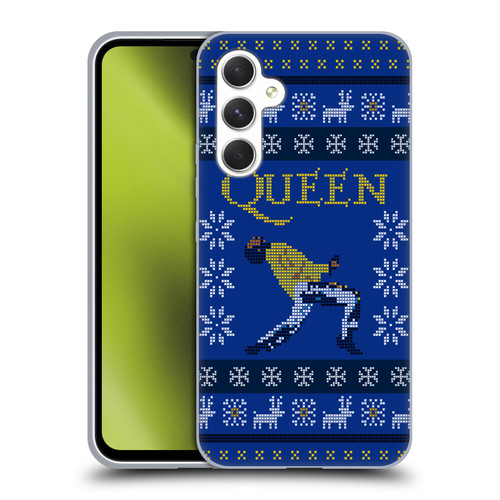 Queen Christmas Freddie Mercury Knitwork Soft Gel Case for Samsung Galaxy A54 5G