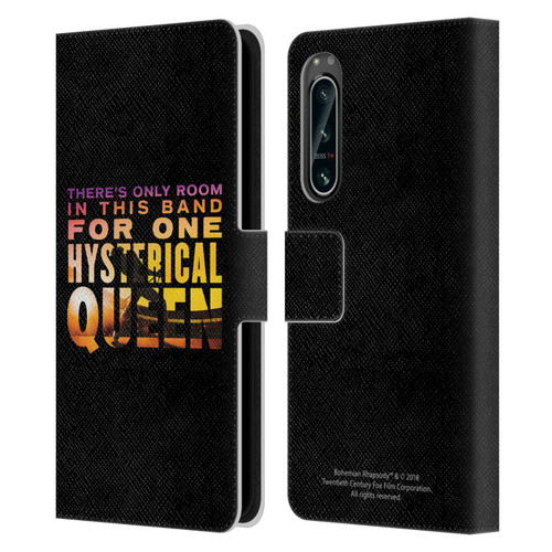 Queen Bohemian Rhapsody Hysterical Quote Leather Book Wallet Case Cover For Sony Xperia 5 IV