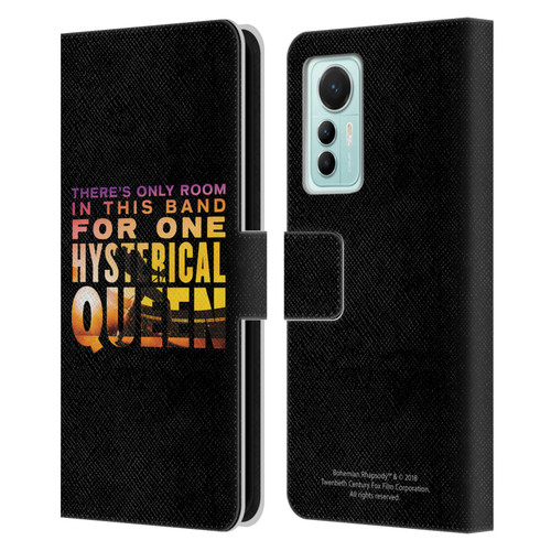 Queen Bohemian Rhapsody Hysterical Quote Leather Book Wallet Case Cover For Xiaomi 12 Lite