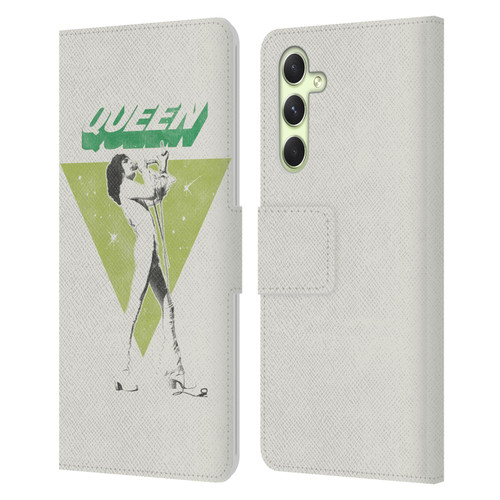 Queen Key Art Freddie Mercury Leather Book Wallet Case Cover For Samsung Galaxy A54 5G
