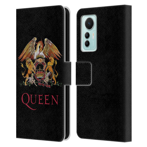 Queen Key Art Crest Leather Book Wallet Case Cover For Xiaomi 12 Lite