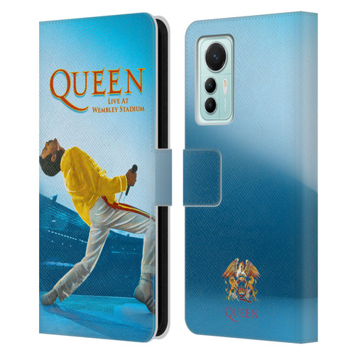 Queen Key Art Freddie Mercury Live At Wembley Leather Book Wallet Case Cover For Xiaomi 12 Lite