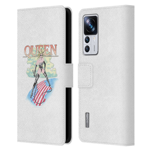 Queen Key Art Vintage Tour Leather Book Wallet Case Cover For Xiaomi 12T Pro