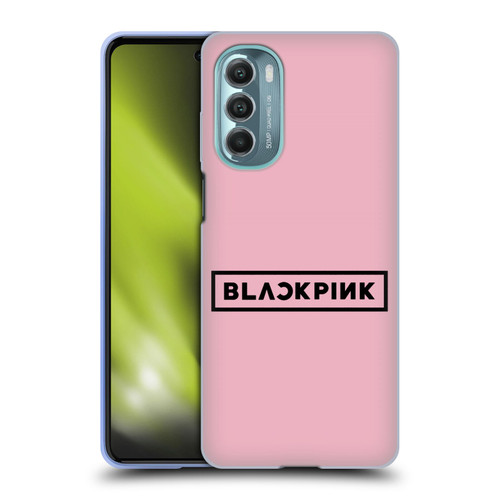 Blackpink The Album Black Logo Soft Gel Case for Motorola Moto G Stylus 5G (2022)