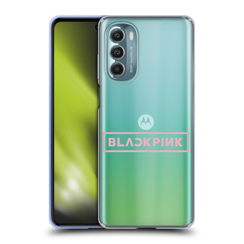 Blackpink The Album Logo Soft Gel Case for Motorola Moto G Stylus 5G (2022)