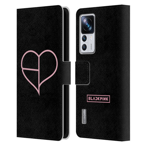 Blackpink The Album Heart Leather Book Wallet Case Cover For Xiaomi 12T Pro