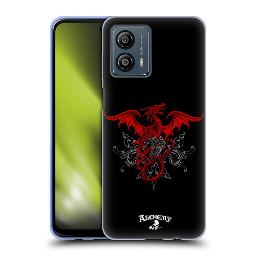 Alchemy Gothic Dragon Draco Rosa Soft Gel Case for Motorola Moto G53 5G