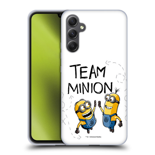 Despicable Me Minion Graphics Team High Five Soft Gel Case for Samsung Galaxy A34 5G