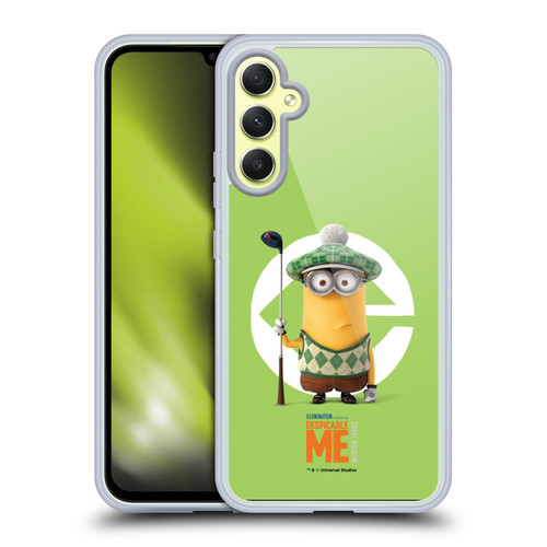 Despicable Me Minions Kevin Golfer Costume Soft Gel Case for Samsung Galaxy A34 5G