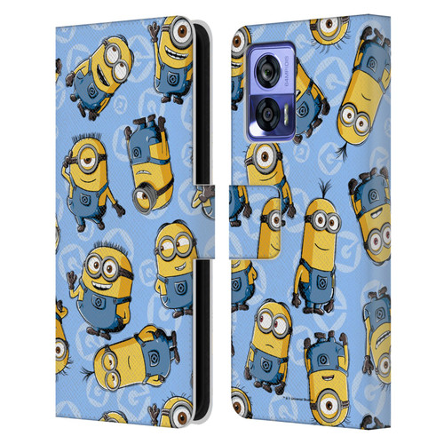 Despicable Me Minion Graphics Character Pattern Leather Book Wallet Case Cover For Motorola Edge 30 Neo 5G