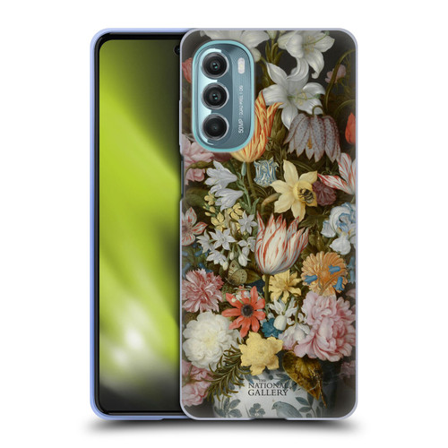 The National Gallery Art A Still Life Of Flowers In A Wan-Li Vase Soft Gel Case for Motorola Moto G Stylus 5G (2022)