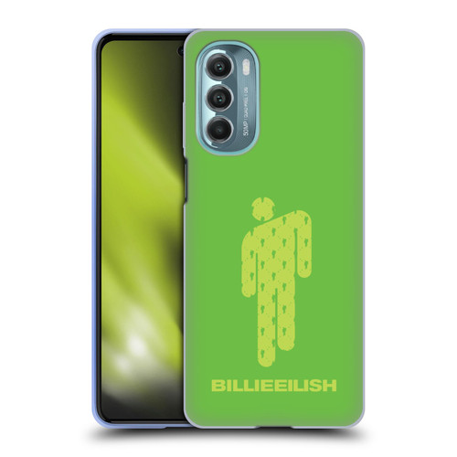 Billie Eilish Key Art Blohsh Green Soft Gel Case for Motorola Moto G Stylus 5G (2022)