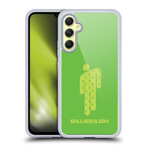 Billie Eilish Key Art Blohsh Green Soft Gel Case for Samsung Galaxy A34 5G