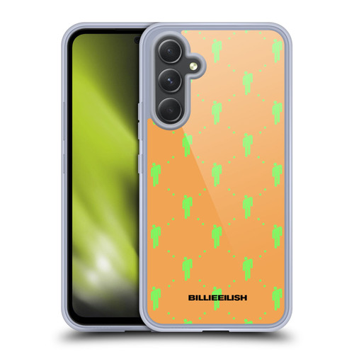 Billie Eilish Key Art Blohsh Pattern Soft Gel Case for Samsung Galaxy A54 5G