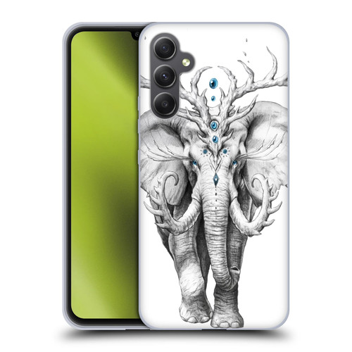 Jonas "JoJoesArt" Jödicke Wildlife 2 Elephant Soul Soft Gel Case for Samsung Galaxy A34 5G