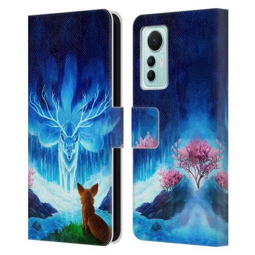 Jonas "JoJoesArt" Jödicke Wildlife Wisdom Leather Book Wallet Case Cover For Xiaomi 12 Lite