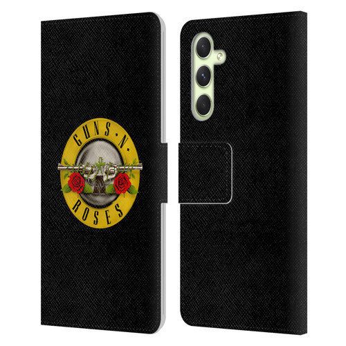 Guns N' Roses Key Art Bullet Logo Leather Book Wallet Case Cover For Samsung Galaxy A54 5G