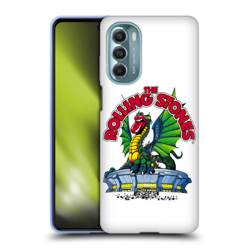 The Rolling Stones Key Art Dragon Soft Gel Case for Motorola Moto G Stylus 5G (2022)