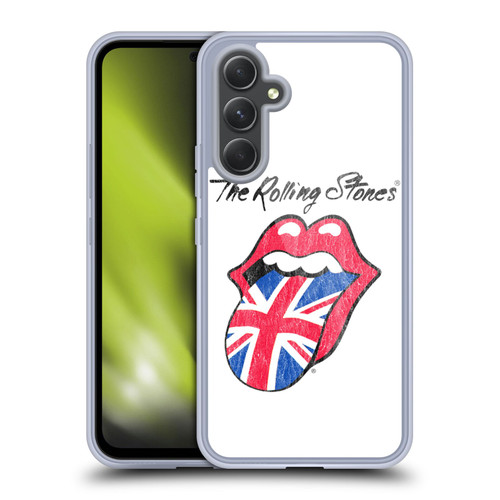 The Rolling Stones Key Art UK Tongue Soft Gel Case for Samsung Galaxy A54 5G