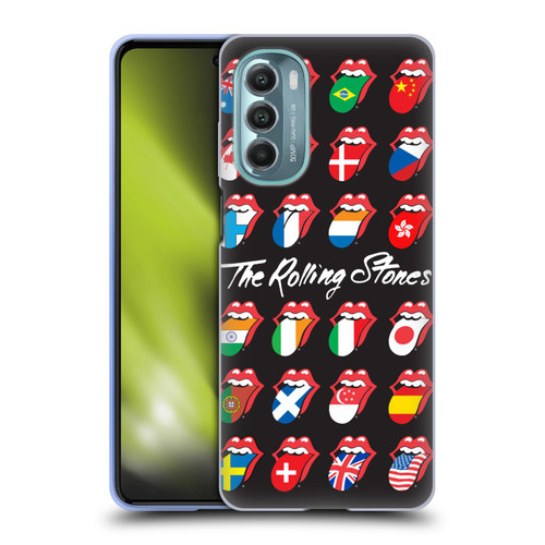 The Rolling Stones Licks Collection Flag Poster Soft Gel Case for Motorola Moto G Stylus 5G (2022)