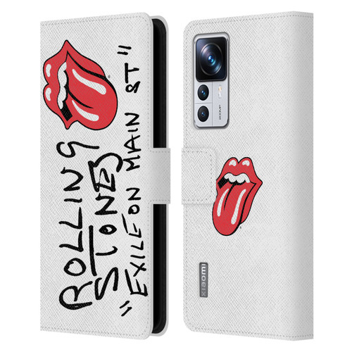 The Rolling Stones Albums Exile On Main St. Leather Book Wallet Case Cover For Xiaomi 12T Pro