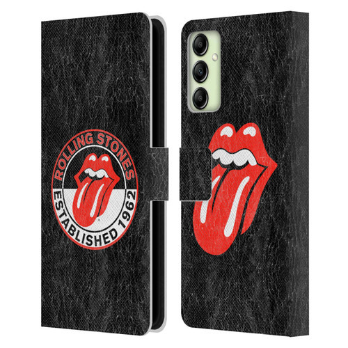 The Rolling Stones Graphics Established 1962 Leather Book Wallet Case Cover For Samsung Galaxy A14 5G