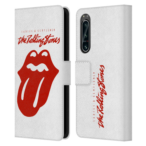 The Rolling Stones Graphics Ladies and Gentlemen Movie Leather Book Wallet Case Cover For Sony Xperia 5 IV