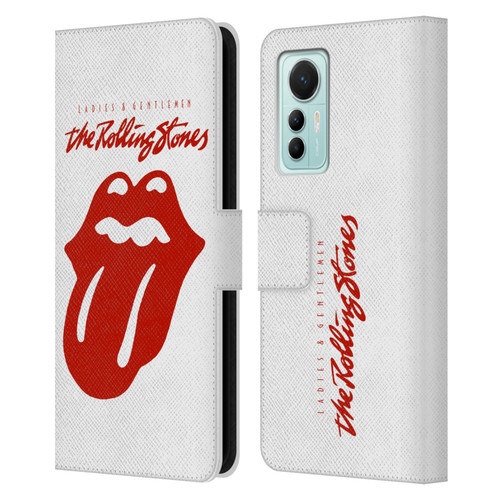 The Rolling Stones Graphics Ladies and Gentlemen Movie Leather Book Wallet Case Cover For Xiaomi 12 Lite