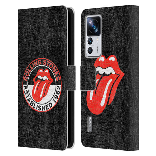 The Rolling Stones Graphics Established 1962 Leather Book Wallet Case Cover For Xiaomi 12T Pro