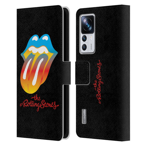 The Rolling Stones Graphics Rainbow Tongue Leather Book Wallet Case Cover For Xiaomi 12T Pro
