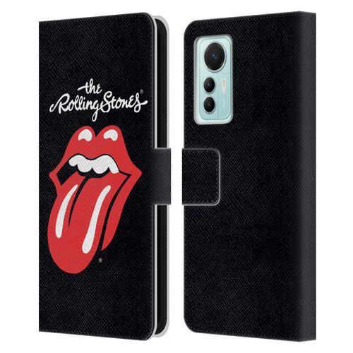 The Rolling Stones Key Art Tongue Classic Leather Book Wallet Case Cover For Xiaomi 12 Lite