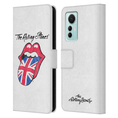 The Rolling Stones Key Art Uk Tongue Leather Book Wallet Case Cover For Xiaomi 12 Lite