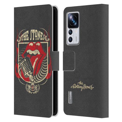 The Rolling Stones Key Art Jumbo Tongue Leather Book Wallet Case Cover For Xiaomi 12T Pro