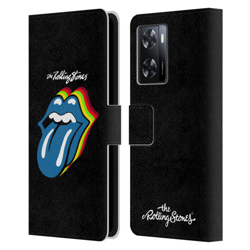 The Rolling Stones Licks Collection Pop Art 2 Leather Book Wallet Case Cover For OPPO A57s