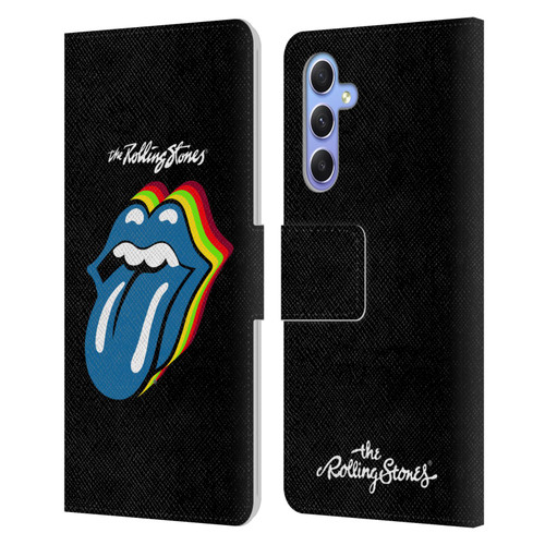 The Rolling Stones Licks Collection Pop Art 2 Leather Book Wallet Case Cover For Samsung Galaxy A34 5G