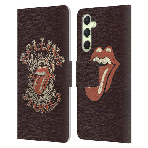 The Rolling Stones Tours Tattoo You 1981 Leather Book Wallet Case Cover For Samsung Galaxy A54 5G